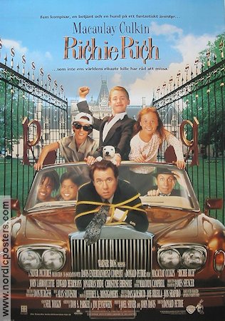 Richie Rich 1994 poster Macaulay Culkin Pengar Bilar och racing