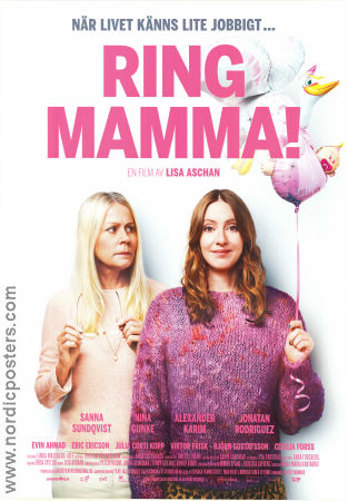 Ring mamma! 2019 poster Sanna Sundqvist Nina Gunke Alexander Karim Lisa Aschan
