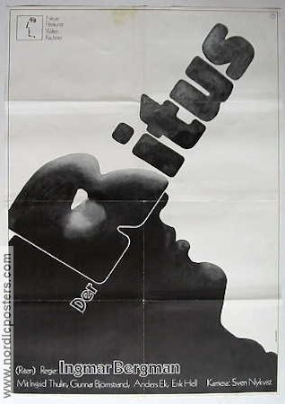 Riten 1970 poster Ingrid Thulin Anders Ek Ingmar Bergman Konstaffischer