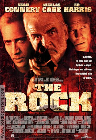 The Rock 1996 poster Sean Connery Nicolas Cage Ed Harris Michael Bay Hitta mer: Jerry Bruckheimer