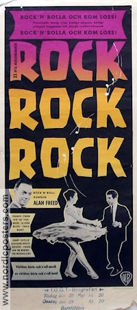 Rock Rock Rock 1956 poster Will Price Alan Freed Chuck Berry Rock och pop Dans