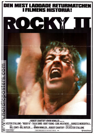 Rocky 2 1979 poster Talia Shire Sylvester Stallone
