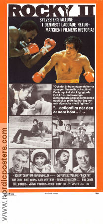 Rocky 2 1979 poster Talia Shire Burt Young Sylvester Stallone Boxning