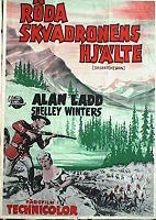 Röda skvadronens hjälte 1948 poster Alan Ladd