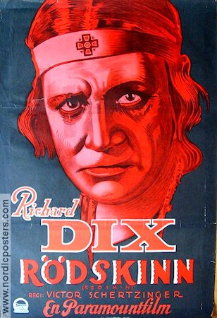 Rödskinn 1929 poster Richard Dix