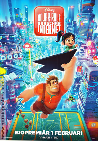 Röjar-Ralf kraschar internet 2018 poster John C Reilly Phil Johnston Animerat