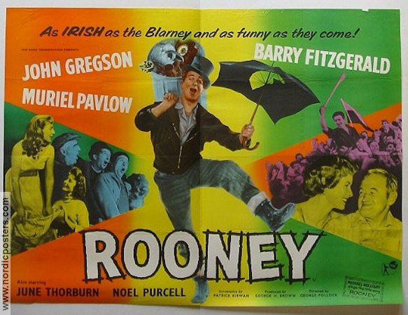 Rooney 1958 poster John Gregson Muriel Pavlow