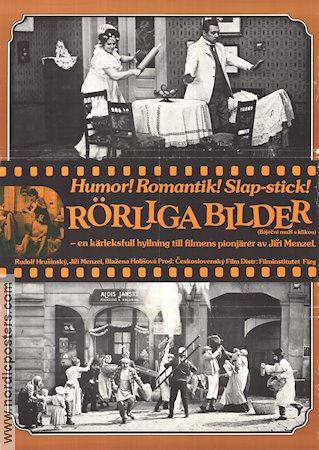 Rörliga bilder 1979 poster Jiri Menzel Filmen från: Czechoslovakia