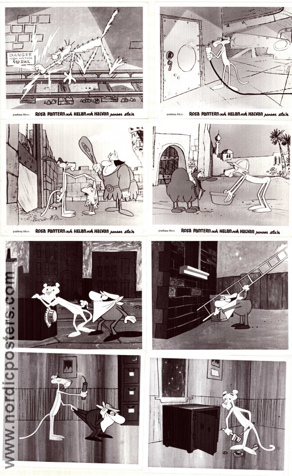 Rosa Pantern och Helan och Halvan rensar stan 1971 filmfotos Bob Camp Hitta mer: Pink Panther Animerat