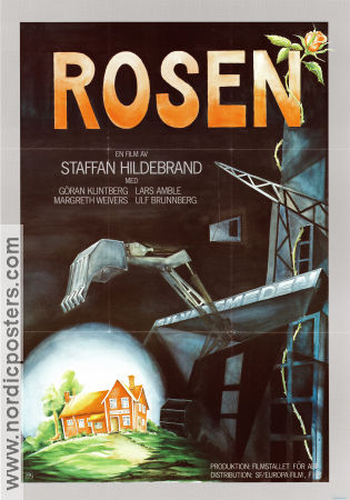 Rosen 1984 poster Göran Klintberg Staffan Hildebrand
