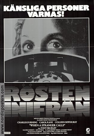 Rösten inifrån 1979 poster Charles Durning Carol Kane Rutanya Alda Fred Walton Telefoner