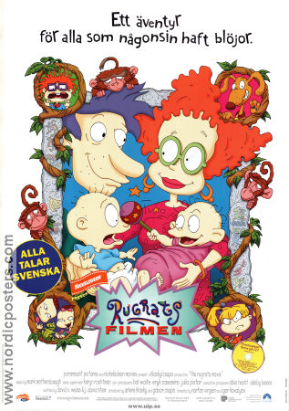 Rugrats filmen 1998 poster Elizabeth Daily Igor Kovalyov Animerat Från TV