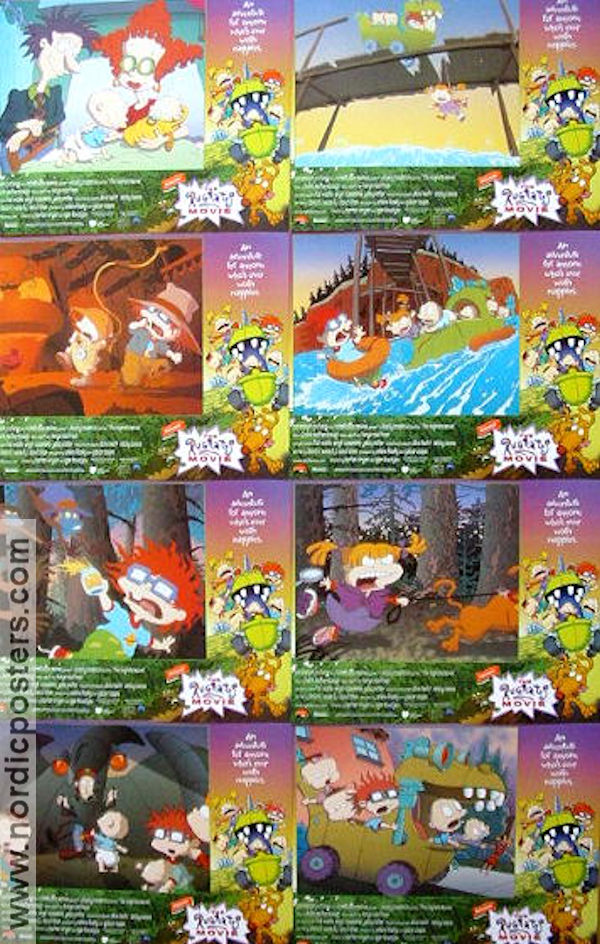 The Rugrats Movie 1998 lobbykort Animerat