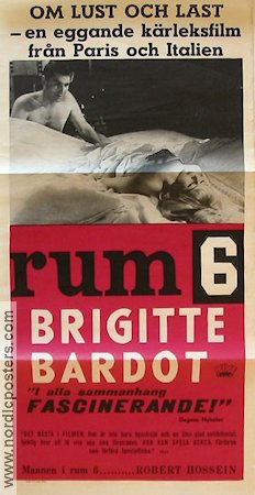 Rum 6 1962 poster Brigitte Bardot Roger Vadim