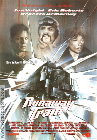 Runaway Train 1985 poster Jon Voight Eric Roberts Rebecca de Mornay Andrey Konchalovskiy Tåg