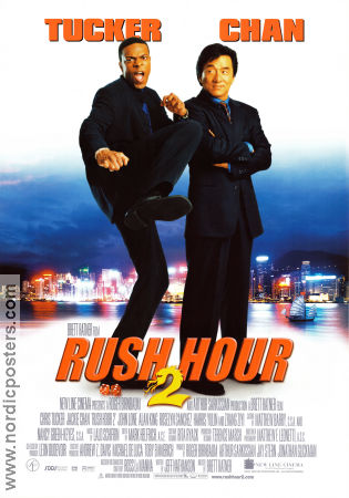 Rush Hour 2 2001 poster Jackie Chan Chris Tucker John Lone Brett Ratner Kampsport