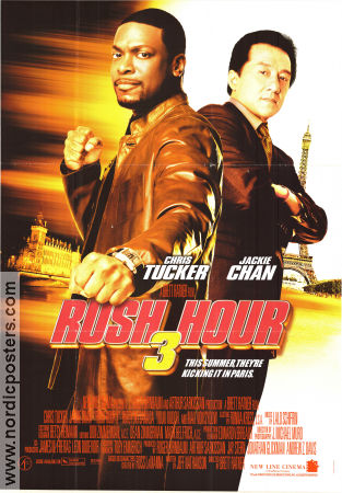 Rush Hour 3 2007 poster Jackie Chan Chris Tucker Max von Sydow Brett Ratner Poliser