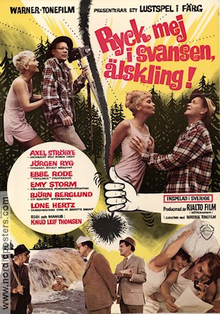 Ryck mej i svansen älskling 1967 poster Axel Ströbye Knud Leif Thomsen