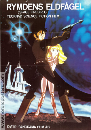Rymdens eldfågel 1980 poster Kaneto Shiozawa Taku Sugiyama Animerat Filmen från: Japan Hitta mer: Anime