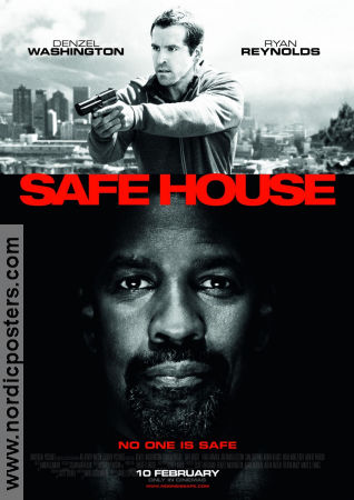 Safe House 2012 poster Denzel Washington Ryan Reynolds Daniel Espinosa