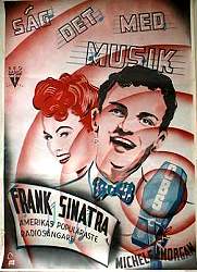 Säg det med musik 1944 poster Frank Sinatra Michele Morgan Jack Haley Tim Whelan Musikaler