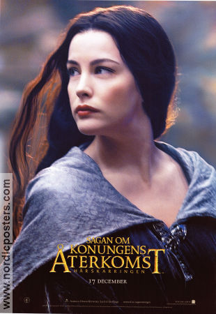 Sagan om konungens återkomst 2003 poster Liv Tyler Peter Jackson Hitta mer: Lord of the Rings