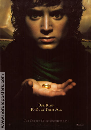 Sagan om ringen 2001 poster Elijah Wood Liv Tyler Viggo Mortensen Hugo Weaving Hitta mer: Lord of the Rings