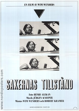 Sakernas tillstånd 1982 poster Allen Garfield Wim Wenders