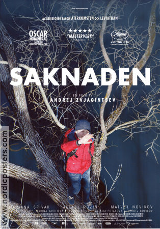 Saknaden 2017 poster Maryana Spivak Aleksey Rozin Matvey Novikov Andrey Zvyagintsev Rock och pop