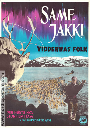 Same Jakki 1957 poster Karen Anna Logje Klemet Veimel Matti Mikkel Sara Per Höst Berg Norge Dokumentärer