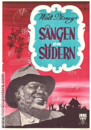 Sången om södern 1946 poster Ruth Warrick Bobby Driscoll Harve Foster Musikaler Animerat