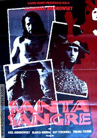 Santa Sangre 1989 poster Blanca Guerra Mexico Alejandro Jodorowsky