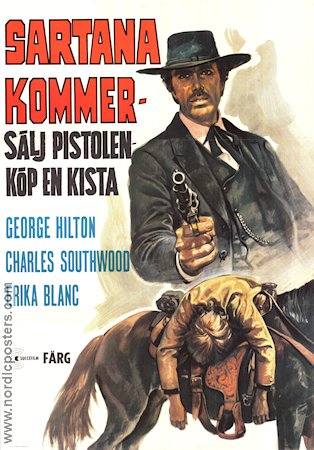 Sartana kommer 1972 poster George Hilton Charles Southwood