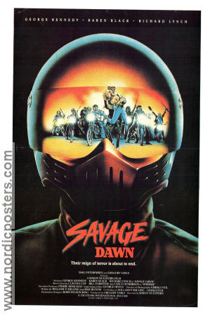 Savage Dawn 1985 poster George Kennedy Richard LynchSimon Nuchtern