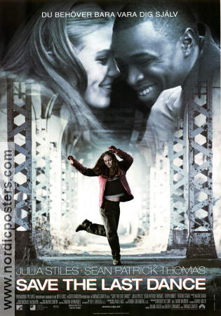 Save the Last Dance 2001 poster Julia Stiles Sean Patrick Thomas Thomas Carter Dans