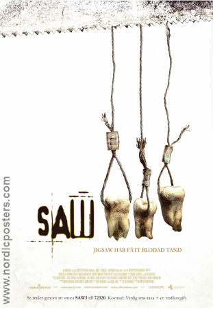 Saw III 2006 poster Tobin Bell Shawnee Smith Angus Macfadyen Darren Lynn Bousman