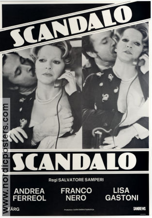 Scandalo 1976 poster Franco Nero Lisa Gastoni Salvatore Samperi