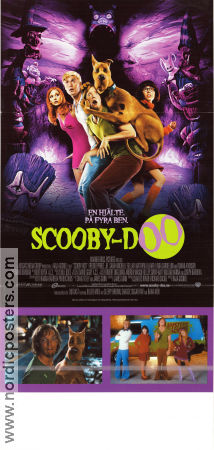 Scooby-Doo 2002 poster Freddie Prinze Jr Sarah Michelle Gellar Matthew Lillard Raja Gosnell Från TV Hundar