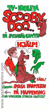 Scooby-Doo på rysaräventyr 1976 poster Scooby-Doo Animerat Från serier