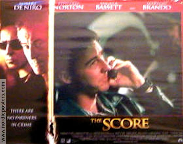 The Score 2001 lobbykort Robert De Niro Edward Norton Marlon Brando