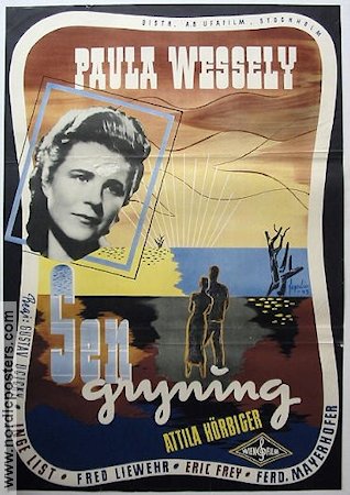 Sen gryning 1943 poster Paula Wessely