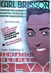 Sensationernas revy 1934 poster Carl Brisson Duke Ellington Danmark