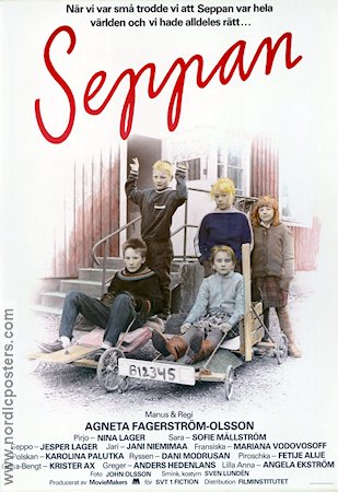 Seppan 1986 poster Nina Lager Sofie Mällström Agneta Fagerström-Olsson Barn