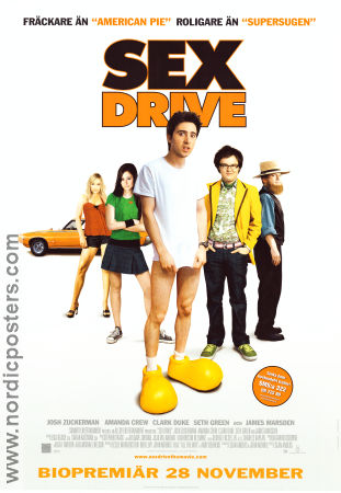 Sex Drive 2008 poster Josh Zuckerman Clark Duke Amanda Crew Sean Anders