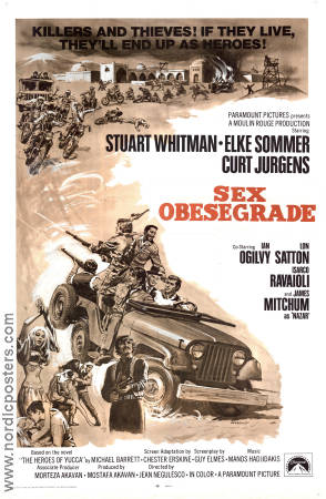 Sex obesegrade 1969 poster Stuart Whitman Elke Sommer Curd Jürgens Jean Negulesco