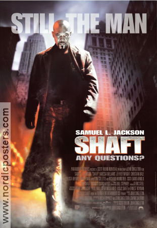 Shaft 2000 poster Samuel L Jackson Vanessa Williams Christian Bale John Singleton