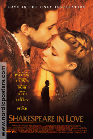 Shakespeare in Love 1998 poster Gwyneth Paltrow Joseph Fiennes Judi Dench John Madden Hitta mer: William Shakespeare