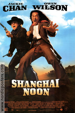 Shanghai Noon 2000 poster Jackie Chan Owen Wilson Lucy Liu Tom Dey Asien