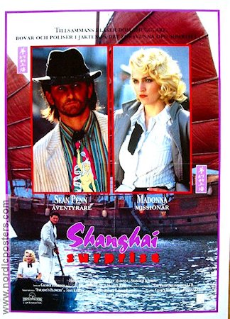Shanghai Surprise 1986 poster Sean Penn Madonna Asien