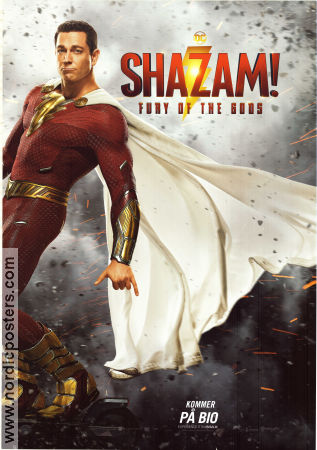 Shazam! Fury of the Gods 2023 poster Zachary Levi Asher Angel Jack Dylan Grazer David F Sandberg Hitta mer: DC Comics